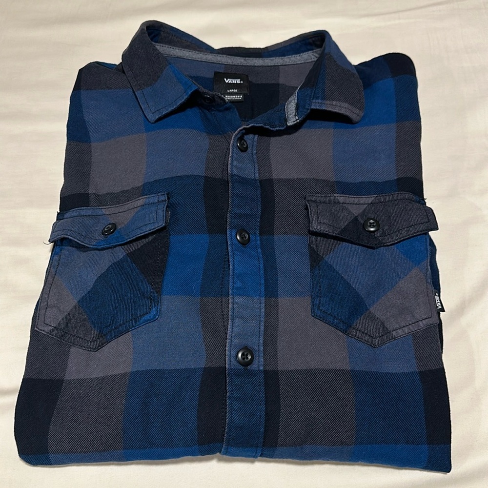 Vans, Size Large, Blue/Grey